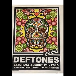 Día De Los Deftones vintage poster